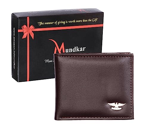 Image of Brown Slim Pu Leather Wallet Purse for Boys and Men
