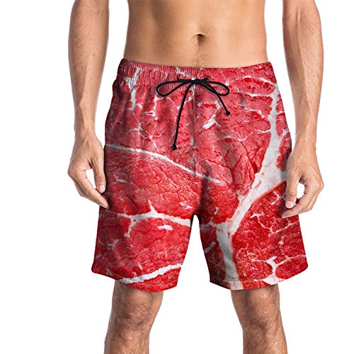 Mens Swim Trunks Men's Swim Trunks Quick Dry Surf Pants 3D Print Athletic Trunks Beach Swimwear