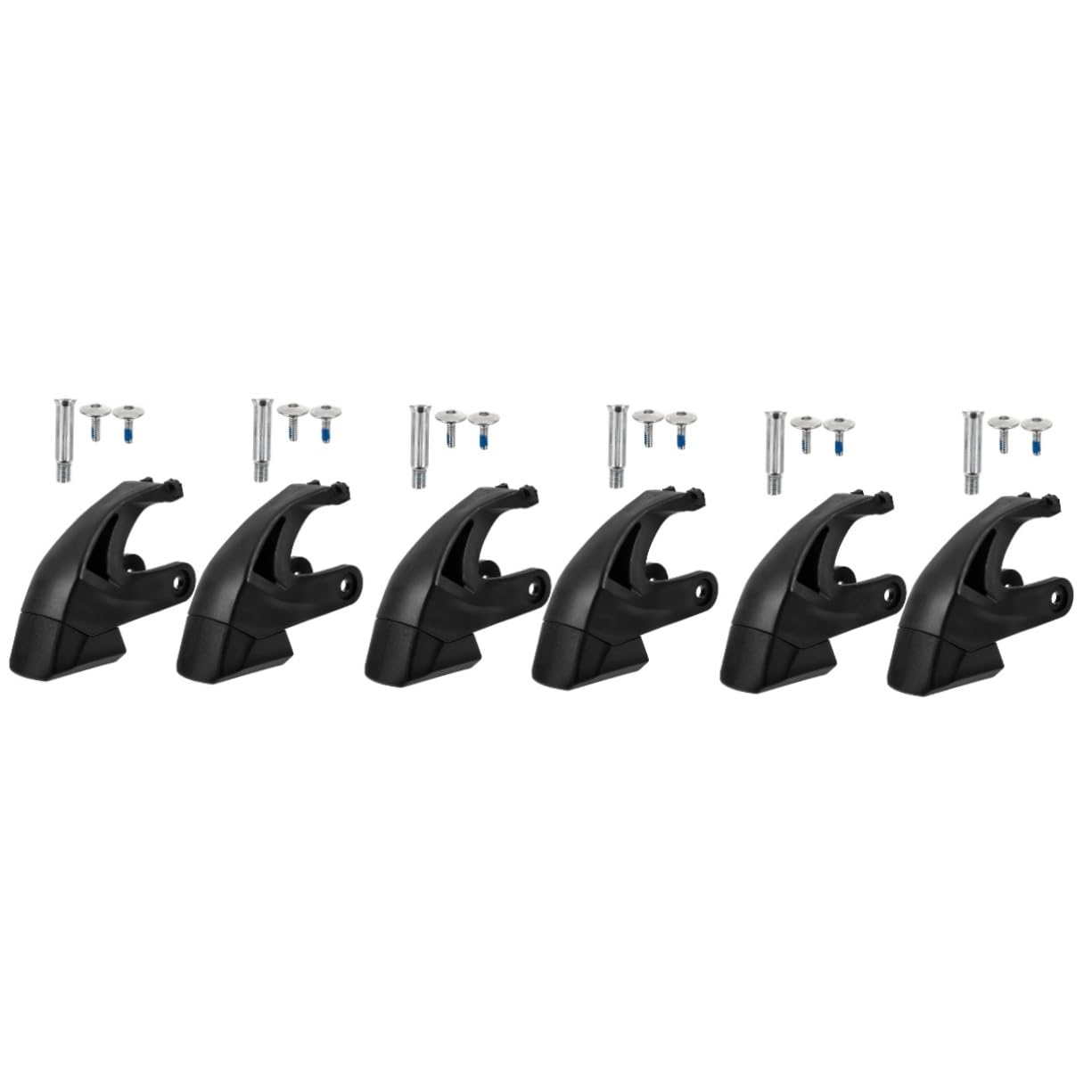 BESPORTBLE 6sets Pastiglie per Freni Roller Skate Blocco Freno Resistente all Usura Accessori per Pattini Inline Facili da Installare e Sicuri per Frenata