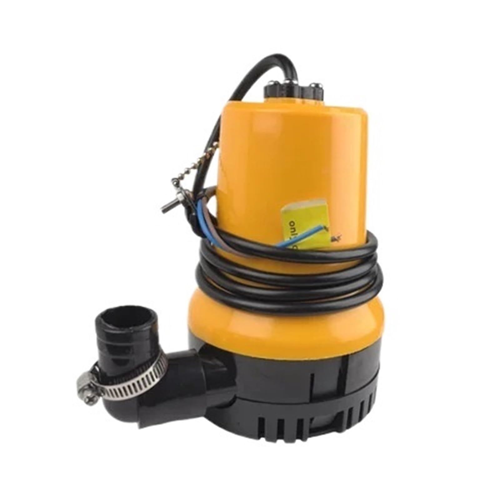 Pompa Sommergibile Da 4500 L/h, Micro CC 24 V, For Acqua A Batteria, Di Drenaggio In Plastica For Acquario Drenaggio Ad Alta Efficienza(Yellow)