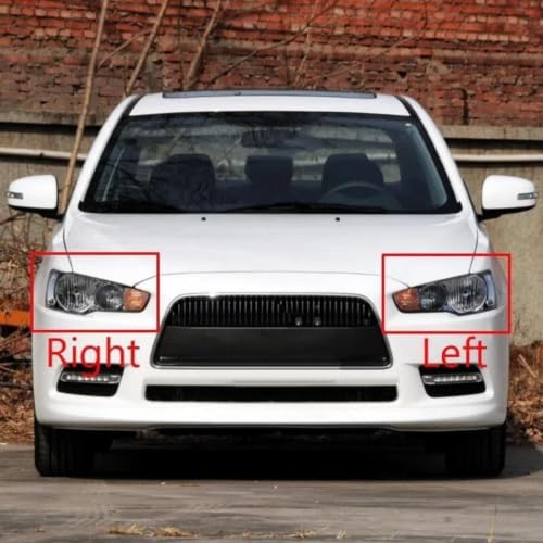 Cache de phare transparent de remplacement pour optique avant Lancer EX 2010-2016 - 2
