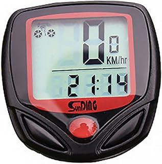 INOOMP Exercie Bikes Cycling Odometer Bike Tracking Road Bike Speedometer Back Light Speedometer Bike Detachable Speedometer Tachometer Sports Computer Mountain Bike Speedometer