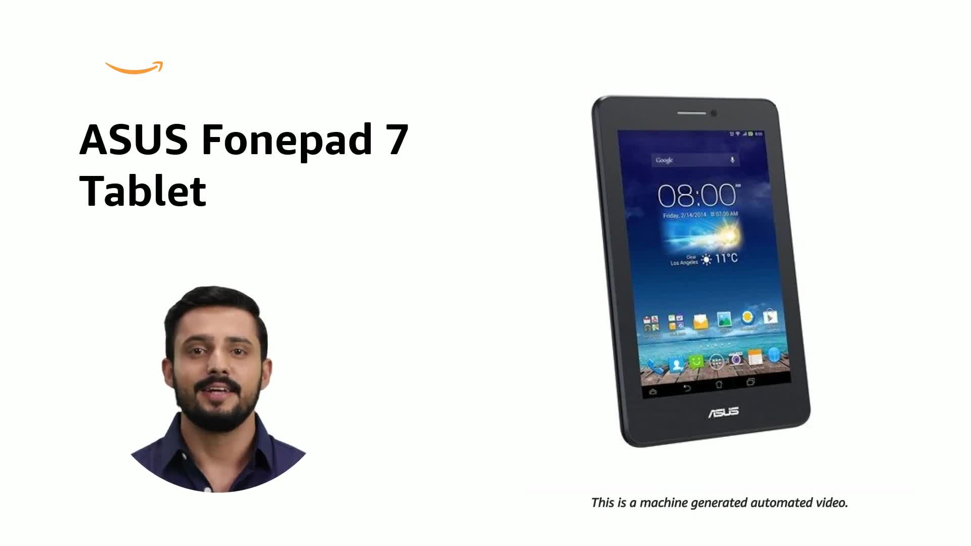 ☆ASUS FONEPAD7 ME372-WH16 SIMフリー ホワイト タブレット