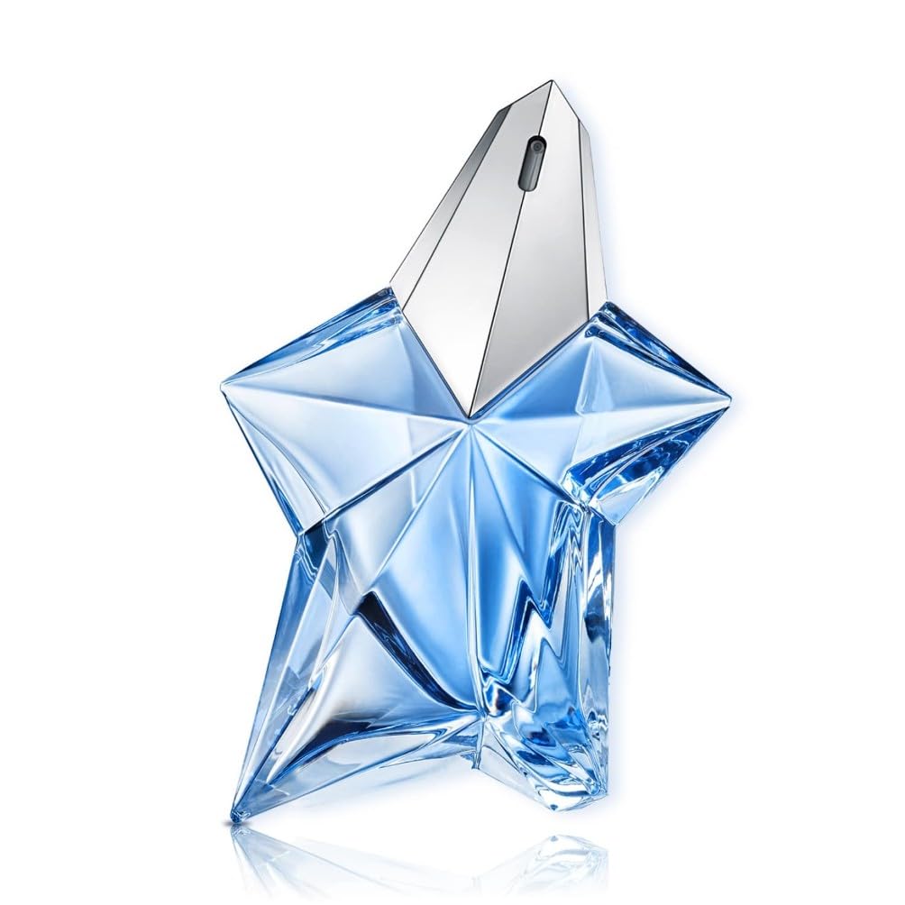 Mugler Angel, Eau de Parfum, Gourmand Ambery Oriental Fragrance With Bergamot, Praline, Patchouli and Vanilla Notes, Refillable Iconic Star Bottle, Perfume for Women