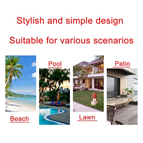 Parasol de playa hawaiano de paja de 2,2 metros con diseño rustico decorativo 4