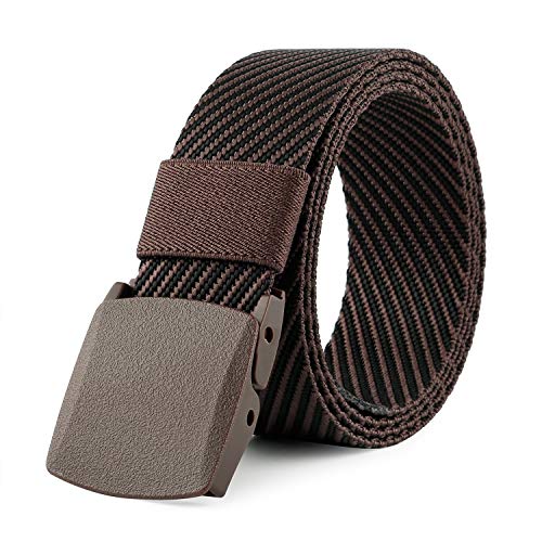 Image of JASGOOD Nylon Canvas Breathable Military Tactical Men Waist Belt With Plastic Buckle