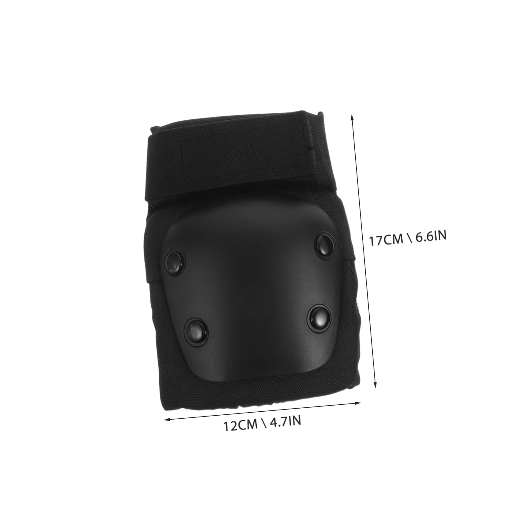 HANABASS 1 Pair Youth Elbow Protectors for Active Compression Support Gear for Basketball Football Skating Lightweight Durable Black Protective Pads