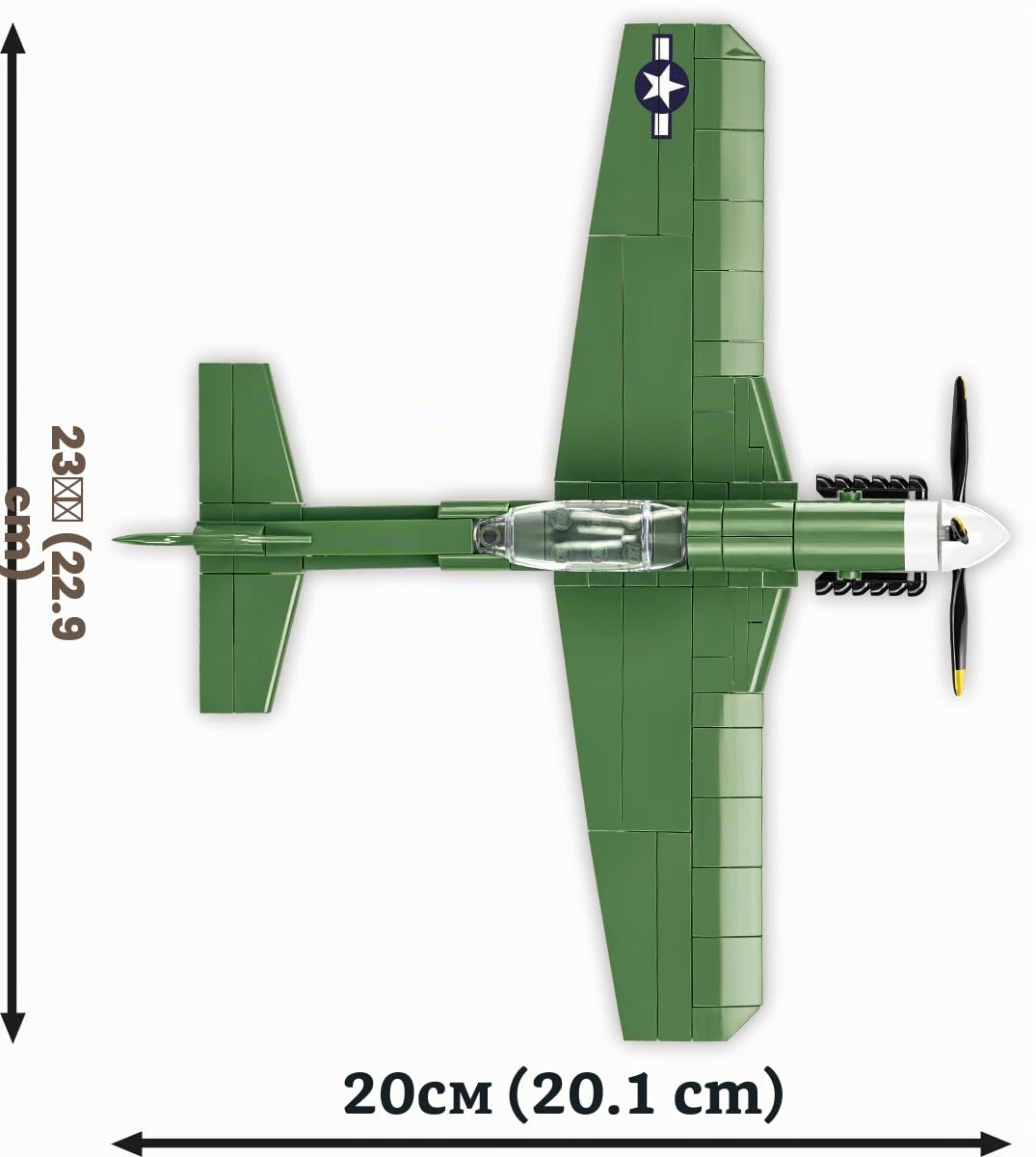 COBI Mustang P-51D Amérique du Nord