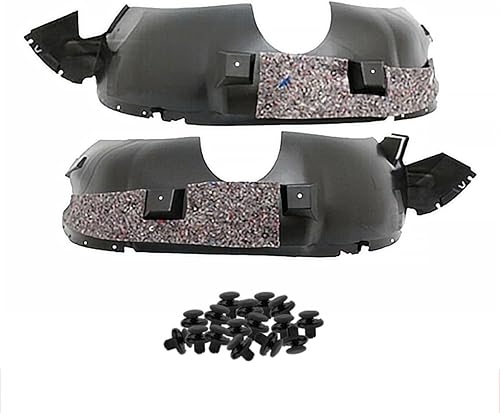 Parts N Go Juego de forro de guardabarros con clips para Equinox 2014-2017 delantero conductor y pasajero lado izquierdo derecho GM1249240 GM1248240