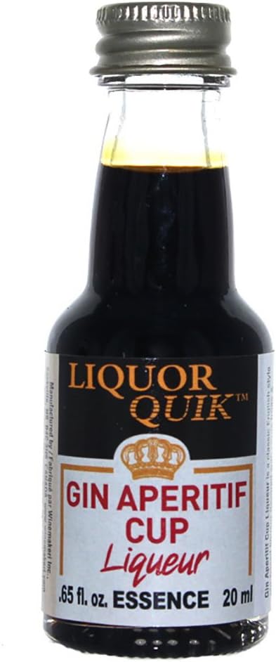Liquor Quik Natural Gin Essence 20 ml (Gin Apertif Cup)