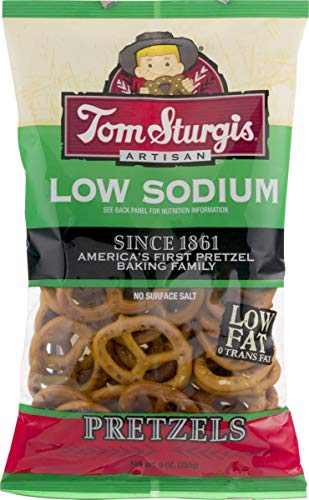 Tom Sturgis Artisan Low Sodium Little Ones Pretzels 9 oz. Bag (3 Bags)