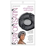 Cristina Stay On Satin Nites Bonnet Sleep Cap #600 by SATIN