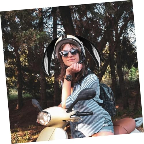 Orejas de Conejo para Casco de Esquí y Moto Decoración Divertida para Rutas Urbanas 5