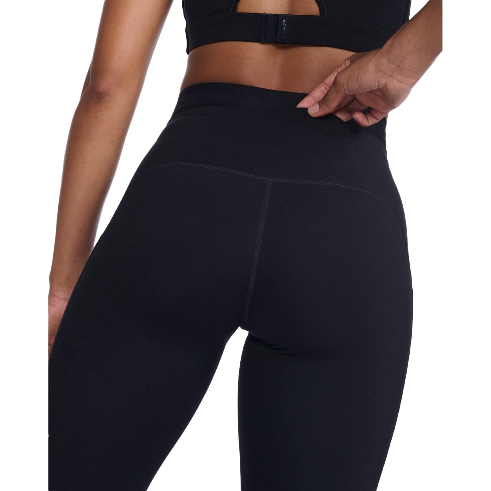 2XU Pantalon de compression longueur cheville forme Stash Hi-Rise Compression 7/8 Collant noir/noir S (Woman)