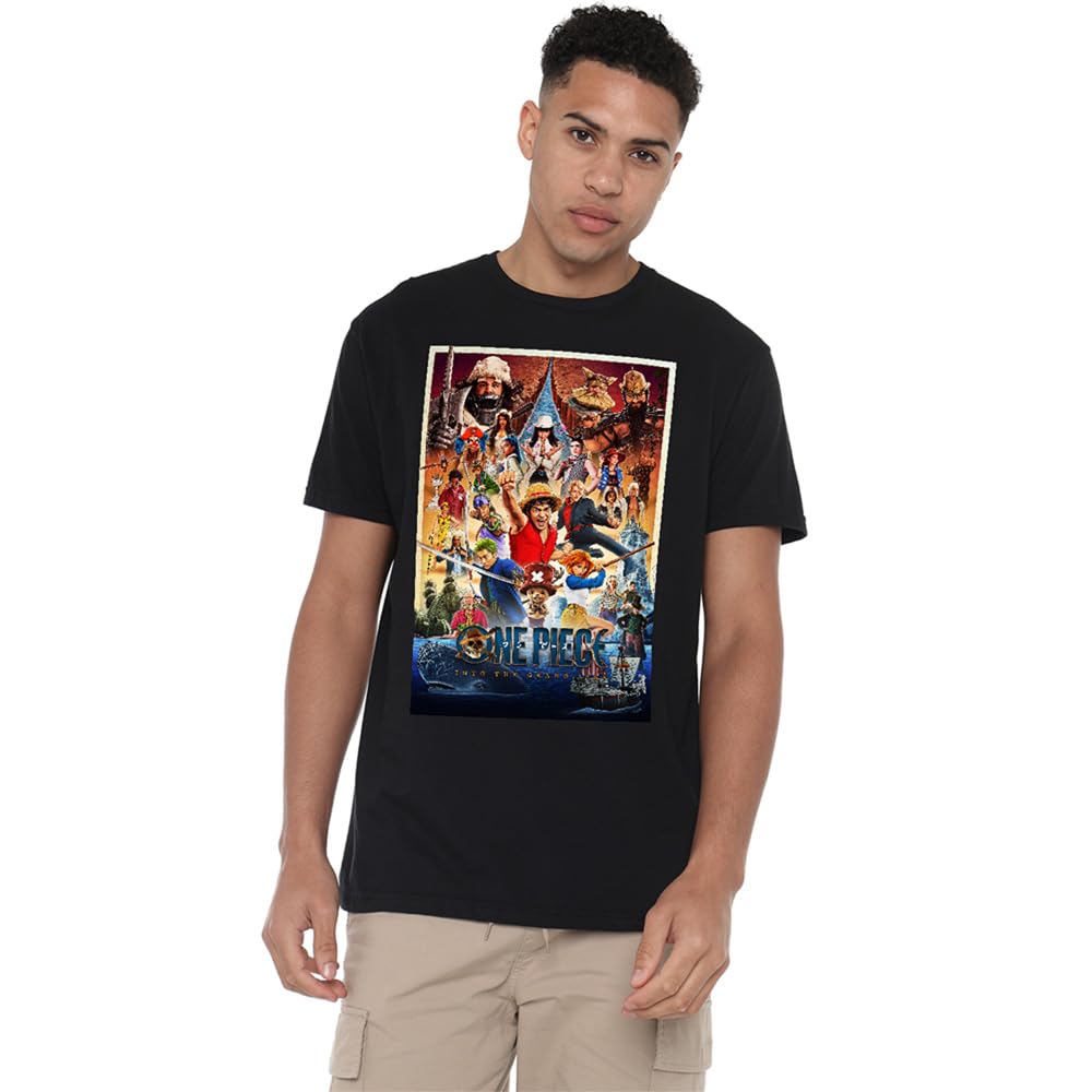 One Piece Season 2 Poster Unisex T-Shirt, Black, XX-Large