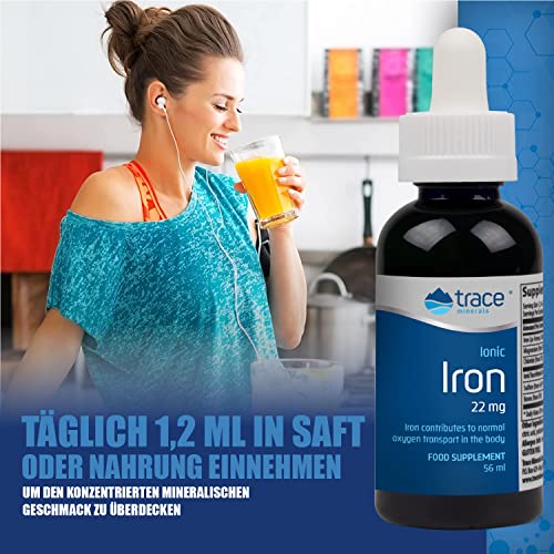 Eisenpräparate flüssig von Trace Minerals ionisches Eisen als diätetische Ergänzung