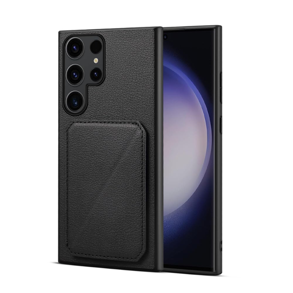 Étui en cuir de qualité pour Samsung S24 Plus noir - 7