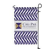 Chi Psi Fraternity 12x19 Inches Double Sided Garden Flag (Chi Psi # 2)