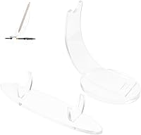 Vista 1 de Cabilock Organizador de bolígrafos acrílico, 2 piezas, soporte de acrílico para bolígrafos, soporte de brochas de maquillaje, soporte