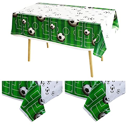 Toalha de Futebol - de mesa com tema de futebol - Suprimentos de festa de aniversário esportivo para