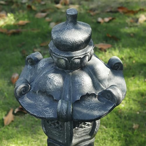 Zoejade Large Pagoda Lantern Garden Statue 37 Inch H Zen Asian Decor For Oriental Landscape Patio Lawn Yard Pond Asia Decoration Outdoor Indoor Meditation Resin Gifts thumb #7