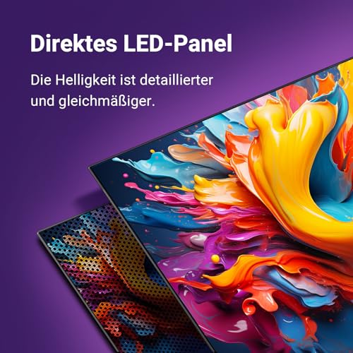 TuTu Smart TV 25 Zoll (64 cm) Full HD VIDAA Fernseher mit WLAN Triple Tuner (DVB-T/T2, DVB-C, DVB-S/S2) APP Store HDMI USB (TUV25FQ1B, 2024) – Bild 4