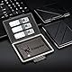 JJC Speicherkarten Etui Tasche Aufbewahrung für 2,5 Zoll interne Solid State Drive x1 + NVMe M.2 2280/2260/2242/2240/2230 Solid State Drive (SSD) x3, Wasserdicht Speicherkartenetui Etui Schutzbox