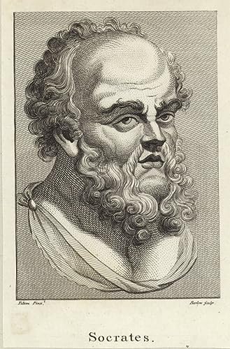 Peinture sur toile Socrate de Tiziano Vecelli pour une décoration de chambre zen et nordique