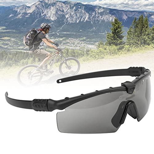 KIMISS Militar a Prueba de Viento, a Prueba de Arena, Gafas Tácticas, Gafas Antiimpacto, Protección Ocular para Disparar (Verde Militar)