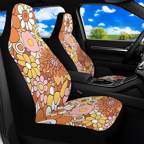 Housse de sièges auto 52x138cm fleur pour berlines et camions