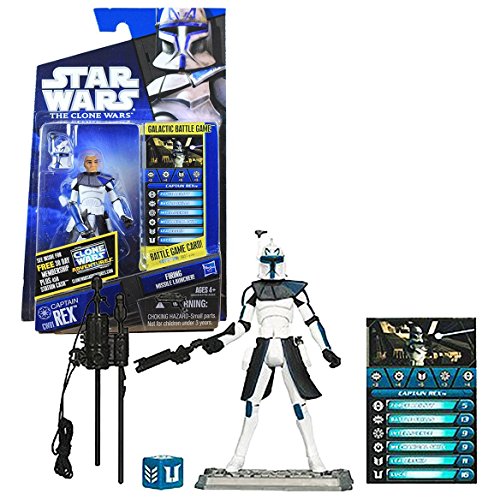 Star Wars 2010 Clone Wars Animated Action Figure CW No. 01 Captain Rex