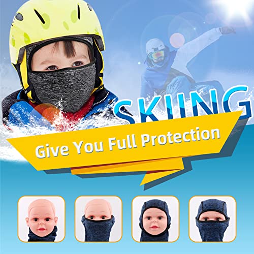 Toddler Boys Winter Balaclava Hat Windproof Kids Warm Ski Full Face Cover Baby Girls Cold Weather Snow Hat?C-Navy Dinosaur? #TOP3