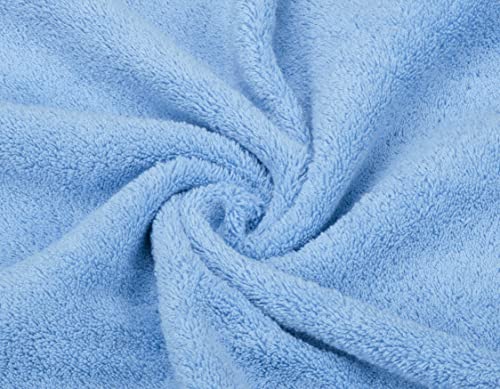 Image of American Soft Linen 100% Cotton Luxury Turkish Towels, 6 Piece Towel Set | Soft Absorbent Quick Dry OEKO Tex Standard 100 Certificated Durable Machine Washable Breathable Premium Hotel Quality