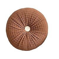 Cuscino Rotondo A Forma Di Zucca - Morbido Cuscino Decorativo 40cm Per Divano, Letto O Pavimento - Foto 7