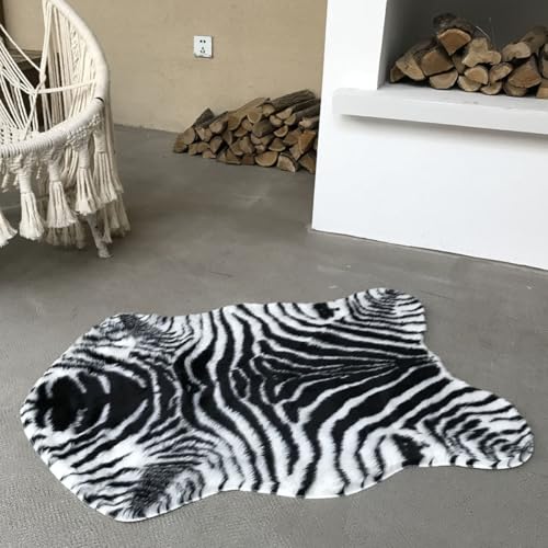 Tapis de sol de poisson zébré décoratif pour une cuisine moderne
