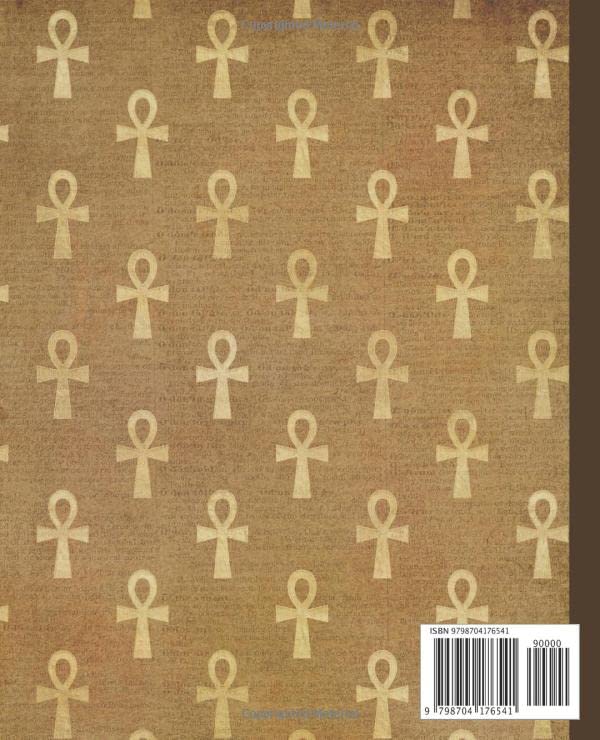 Composition Notebook: College ruled Egyptian notebook. Vintage style ancient Egypt theme journal. Gift for pyramids & Sphynx lovers. - Image 2