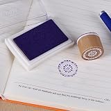Demiawaking InkPad DIY Home Tampon encreur Scrapbooking Impression d'articles de papeterie, violet, Purple