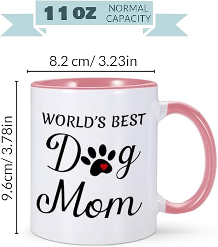 Miniatura 4 de Taza personalizada para perro, taza personalizada de 11 oz para la mejor mamá del perro, taza personalizada para mamá de perro, taza personalizada