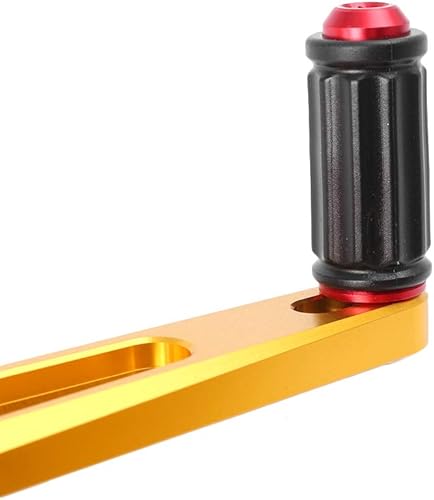 Miniatura 6 de Estriberas de motocicleta Rearsets Ajustable Rider Rear Sets Reposapiés Compatible para Yamaha MT-03 MT-25 2015 Oro