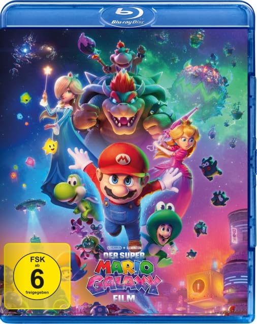Der Super Mario Galaxy Film [Blu-ray]: Amazon.de: Pratt, Chris, Taylor-Joy, Anya, Black, Jack, Larson, Brie, Safdie, Benny, Day, Charlie, Horvath, Aaron, Jelenic, Michael, Pratt, Chris, Taylor-Joy, Anya: DVD & Blu-ray