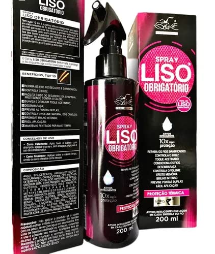 Protetor Térmico Capilar - Spray Liso Obrigatório - Anti Frizz
