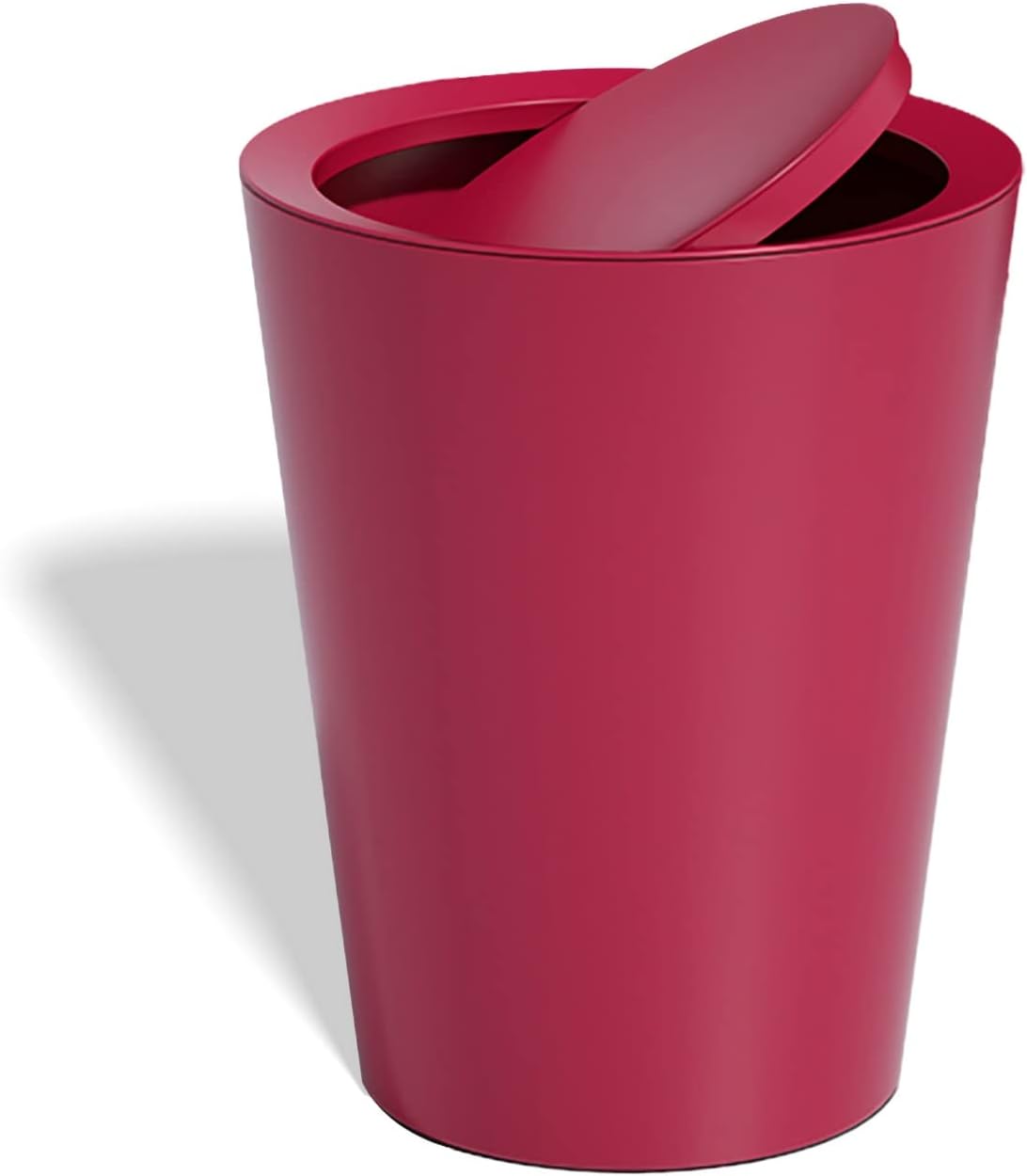 Waste Paper Bin with Swing Lid, Waste Bin, Waste Bin for Bathroom