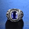 MASOP Fashion Jewelry Stainless Steel Mens Ring Comfort Fit Engraved Eagle High School Size 12 #1