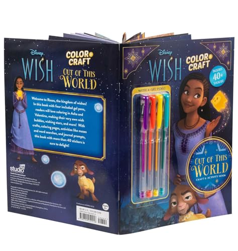 Disney Wish: Out of this World Color & Craft (Color & Activity with Gel Pens) - Image 3