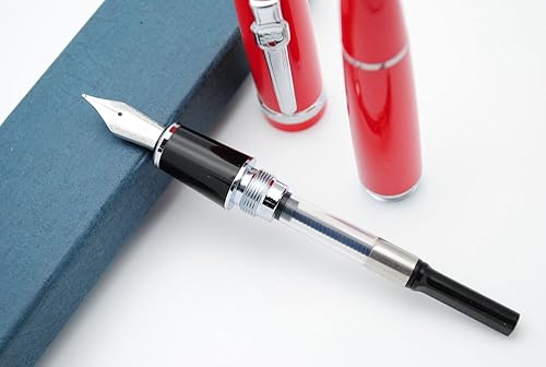 Miniatura 3 de JINHAO 159 Pluma Estilográfica M Punta (Rojo)