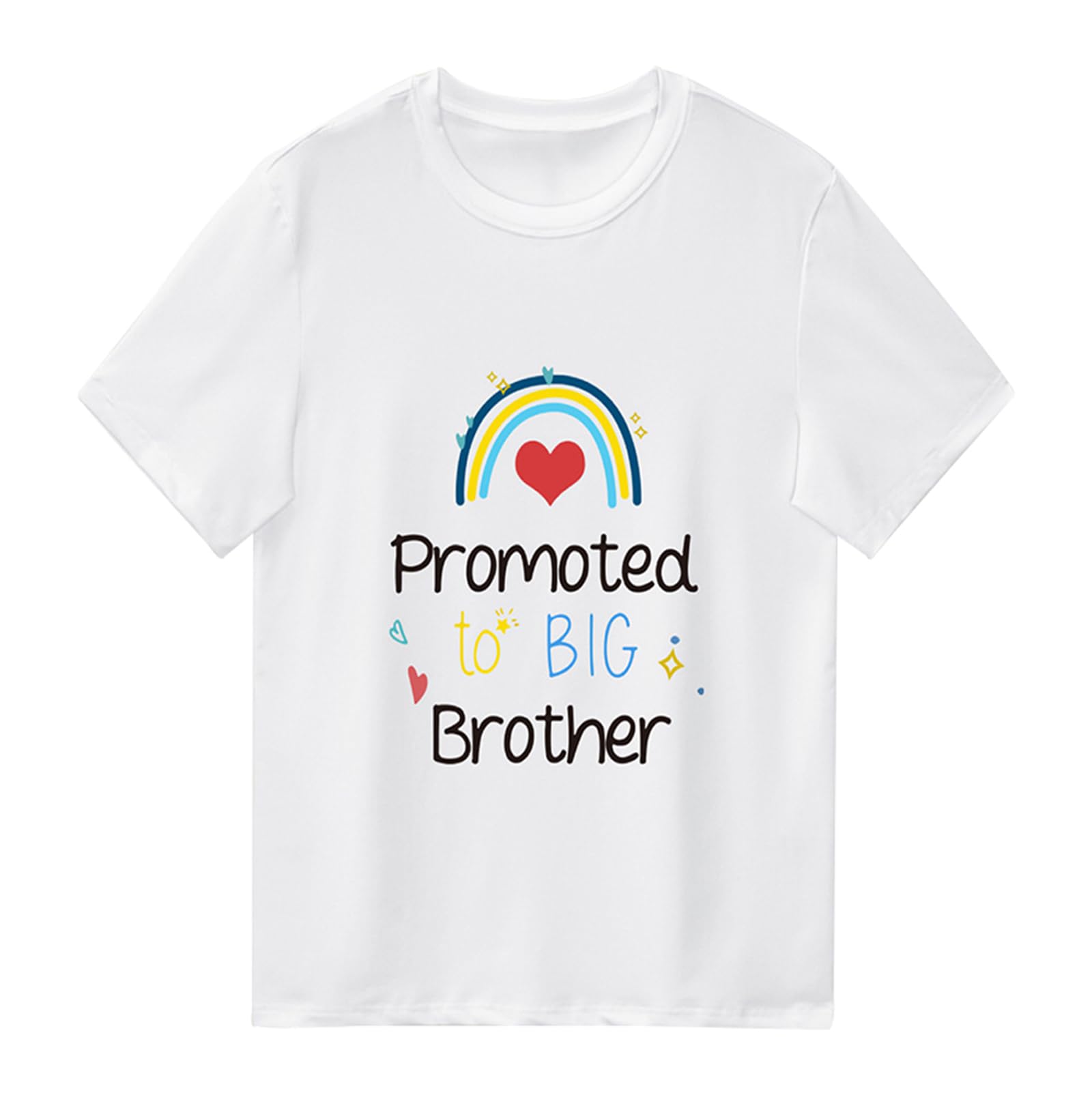 Kids Baby Boy Promoted to Big Brother T Shirts Tops Toddler Big Bro Announcement Tees Clothes Novelty Gift Summer Outfit