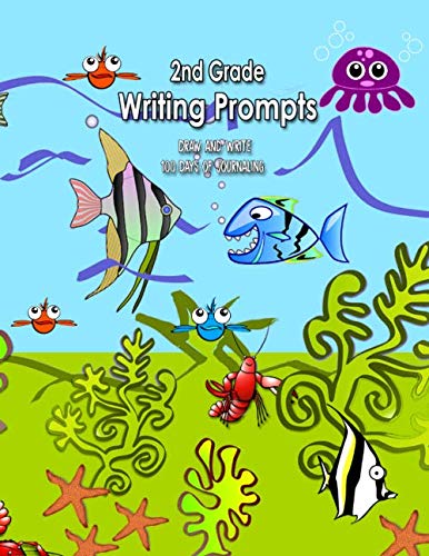 2nd Grade Writing Prompts, Draw and Write, 100 Days of Journaling: Topics to Write About, Ocean Classroom Theme