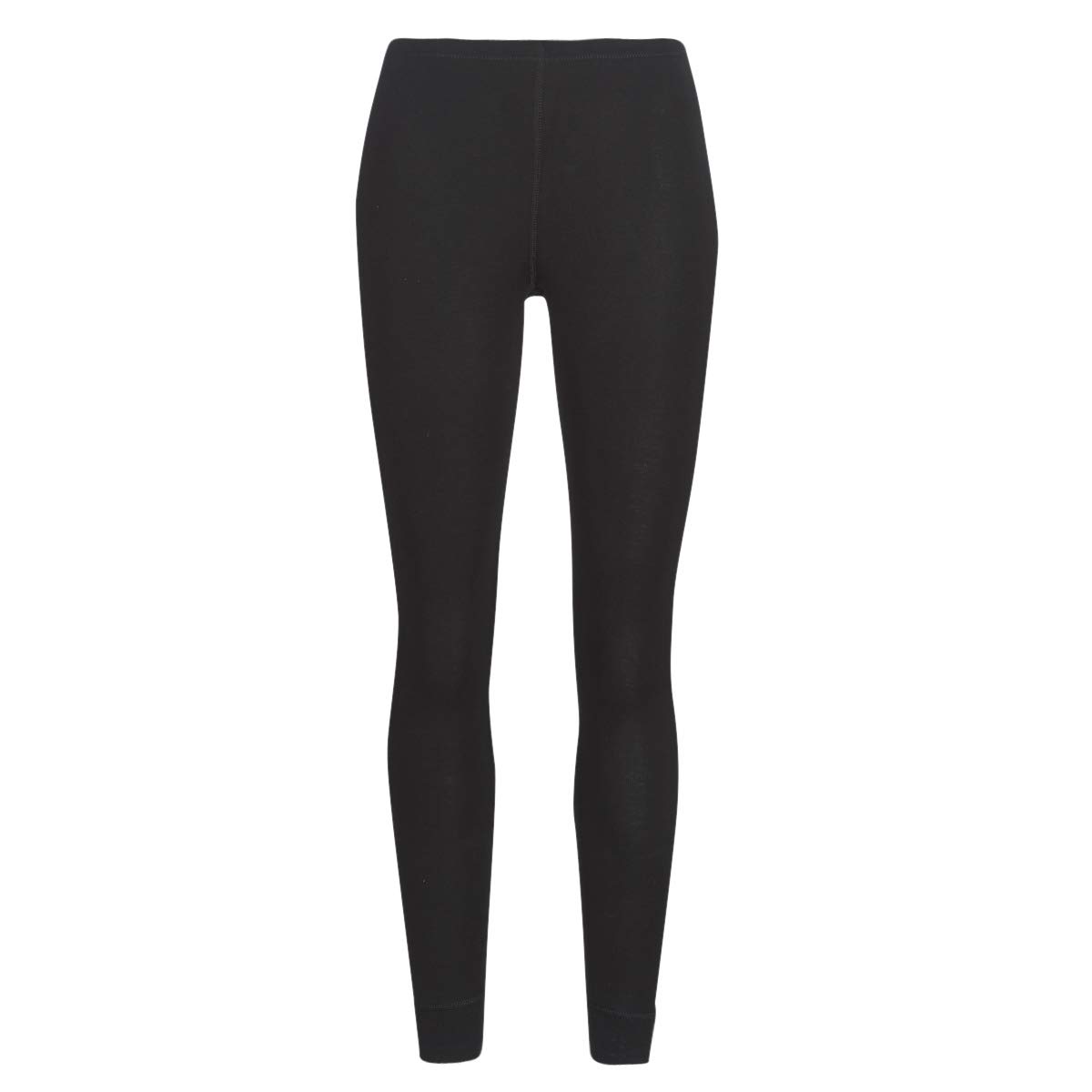 Damart - Thermolactyl Rib Long Leggings for Women, Black, L