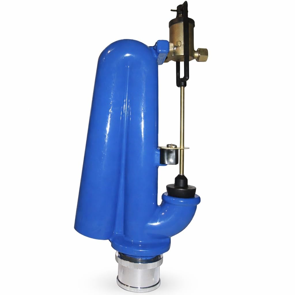 Batteria Sifone Senza Pulsante Tipo Catis Sifone Scarico WC per Cassetta Alta in Ceramica Facile installazione