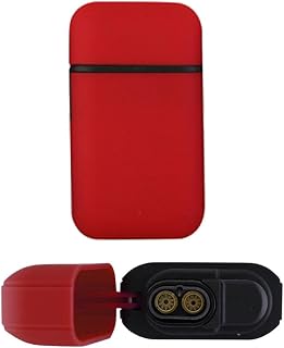 Mechero turbo de doble llama "Togo" en 4 colores, llama JET (rojo)